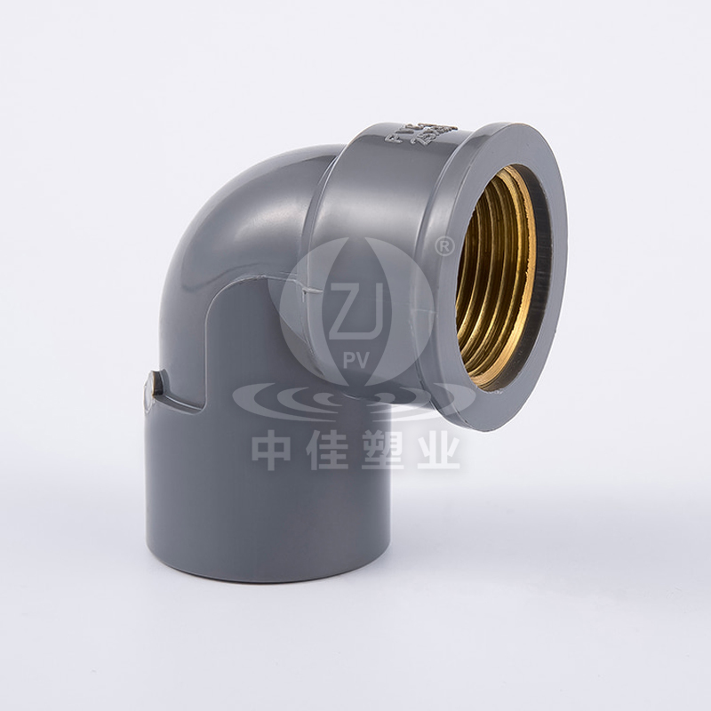 PVC-U Copper Threaded 90° Elbow