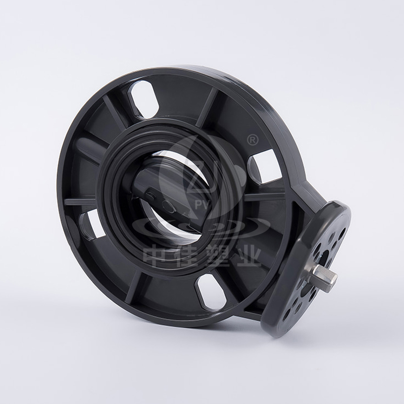 PVC-U Bare Square Shaft Butterfly Valve